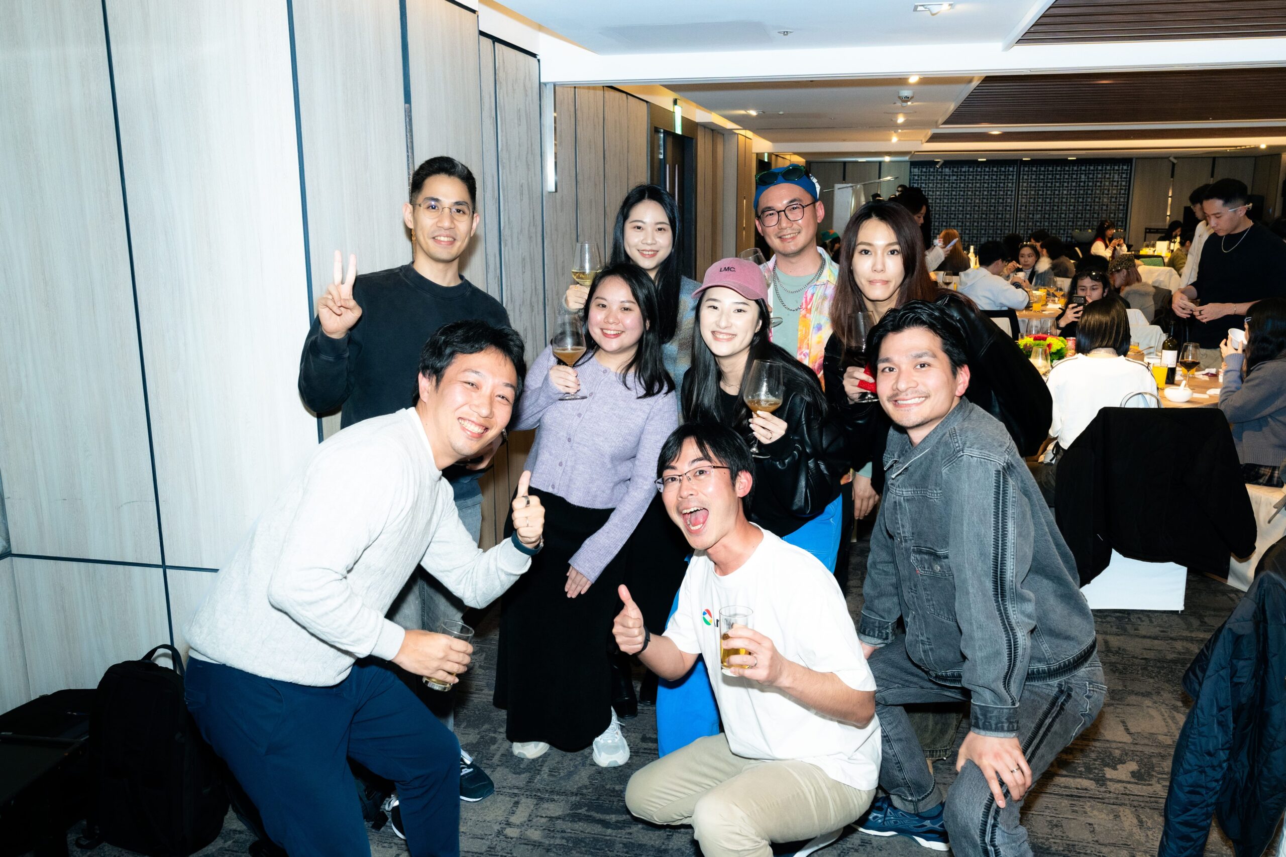 group photo with C level